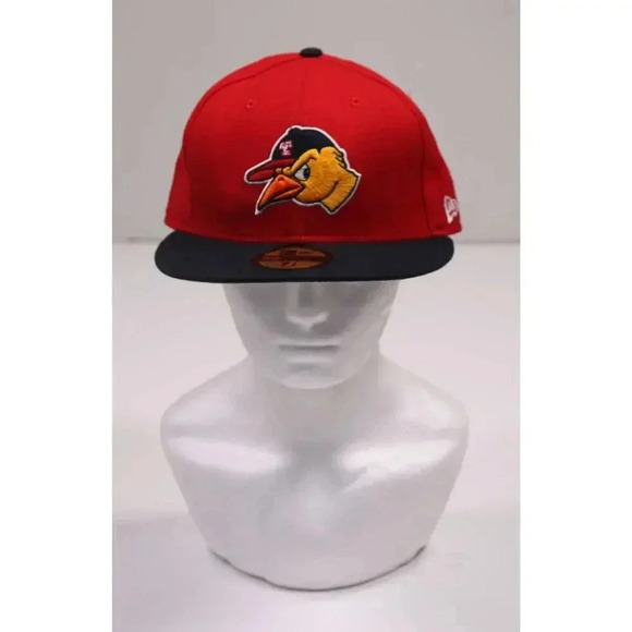 Toledo Mud Hens Vintage New Era Wool 59Fifty Minor Baseball Hat Cap 7 1/2 - Picture 2 of 9